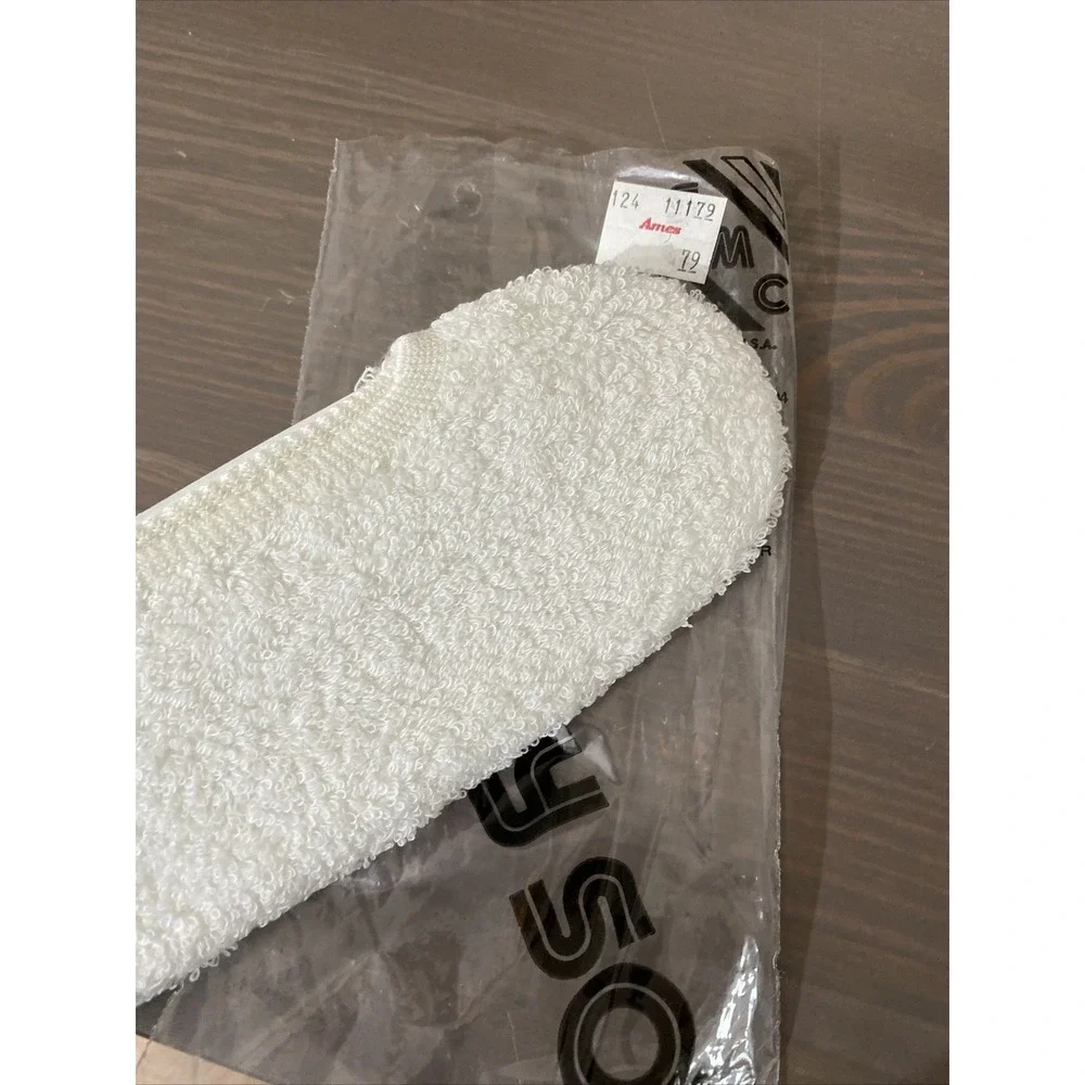 Vintage Terry Sox White Sports Ankle Footie SOCKS USA Open Pkg 1980's